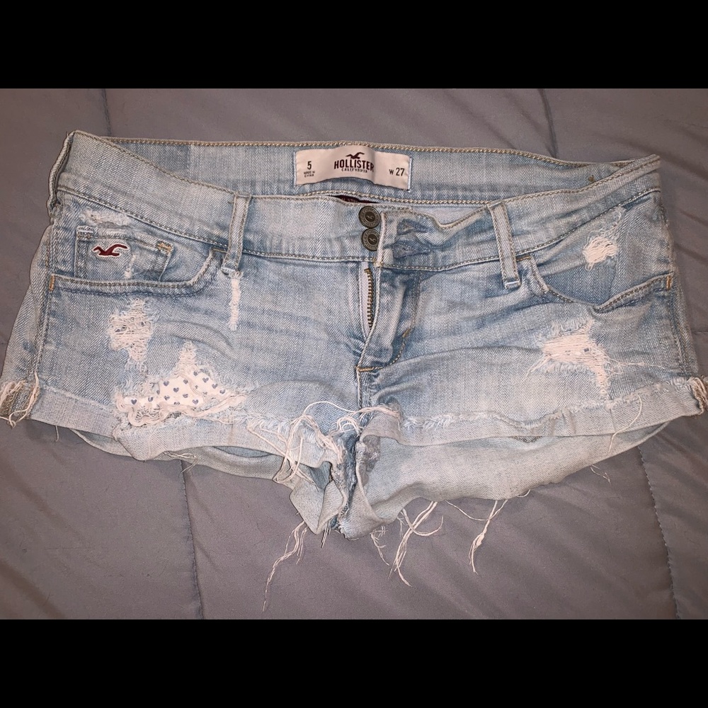 Hollister Heart Pocket Jean Shorts